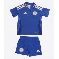 Camiseta Leicester City Facundo Buonanotte #40 Primera Equipación Replica 2024-25 para niños mangas cortas (+ Pantalones cortos)